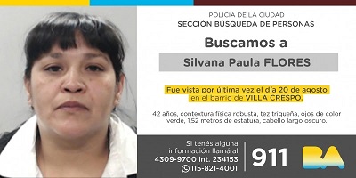BUSCAN A SILVANA